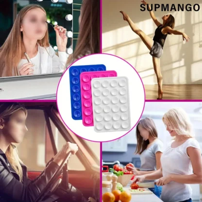 3PCS Silicone Suction Phone Case - Image 2