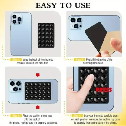 Silicone Suction Phone Case Mount - Image 4