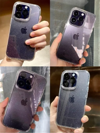 Luxury Bling Glitter Clear Phone Case - Image 5