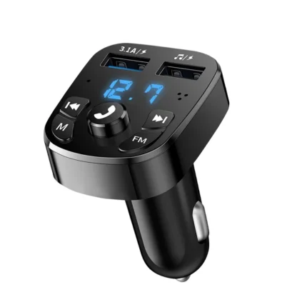 Car MP3 Player Dual USB Fast Charging Adapter - Image 6