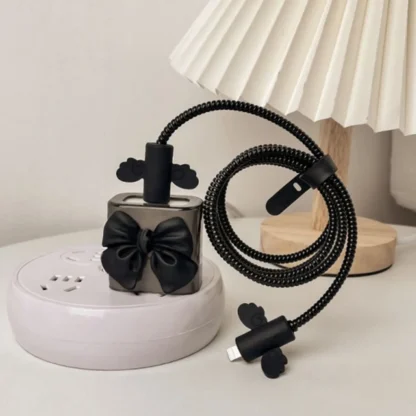 Black Love Charging Cable Protector - Image 4