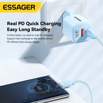 Essager 20W GaN USB Type C Charger PD Fast Charge - Image 4