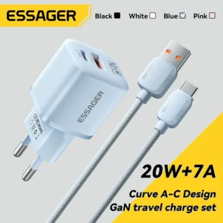 Essager 20W GaN USB Type C Charger PD Fast Charge