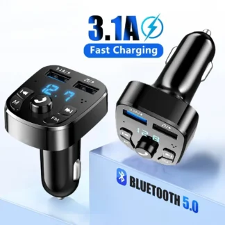 Car MP3 Player Dual USB Fast Charging Adapter