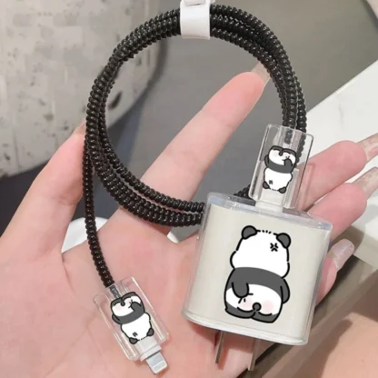 Panda Charging Data Cable Protector - Image 2