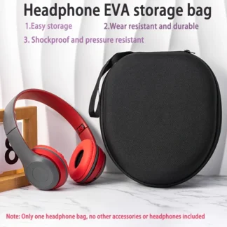 Headworn EVA earphone bag storage bag