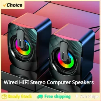 Computer Speaker Stereo Sound With Microphone
