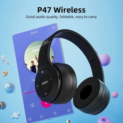 Stereo P47 Headset 5.0 Bluetooth Headset - Image 3