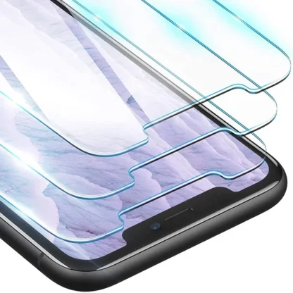 4PCS Protective Glass on For iPhone 11 12 13 14 15 16 Pro Max - Image 5