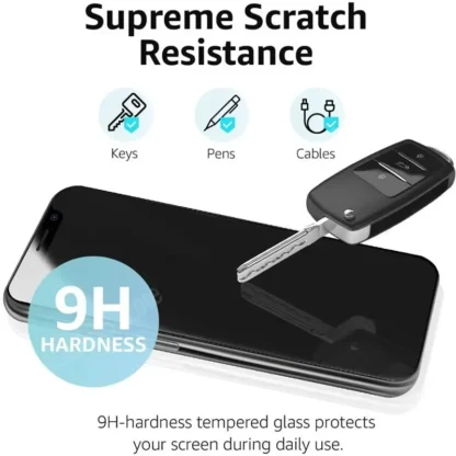 4PCS Protective Glass on For iPhone 11 12 13 14 15 16 Pro Max - Image 6