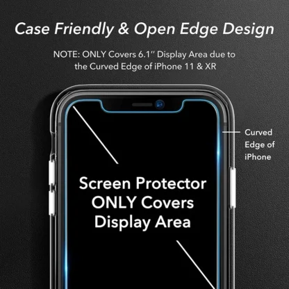 4PCS Protective Glass on For iPhone 11 12 13 14 15 16 Pro Max - Image 3