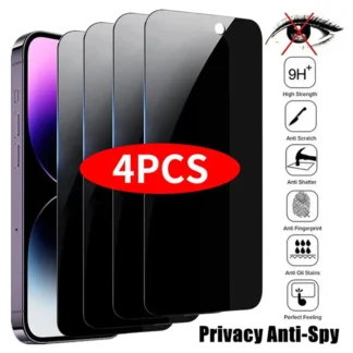 4PCS Privacy Screen Protector For iPhone 14 Pro Max