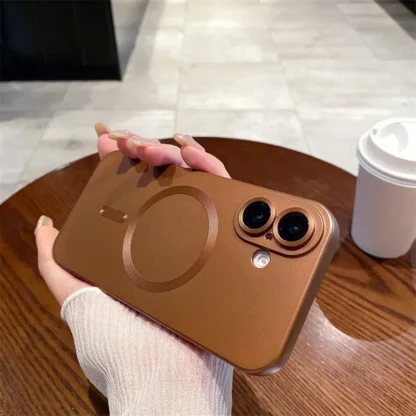 Luxury Matte Magnetic Case For iPhone 15 14 13 12 11 Pro Max Plus - Image 6