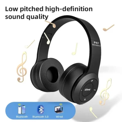 Stereo P47 Headset 5.0 Bluetooth Headset - Image 6