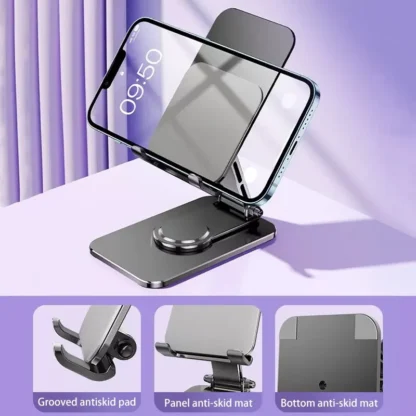 Rotating Aluminum Alloy Phone Holder - Image 5