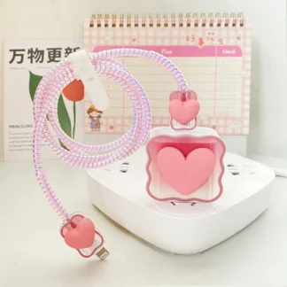 Heart Charger Protector Cable