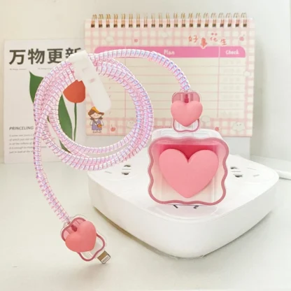 Heart Charger Protector Cable